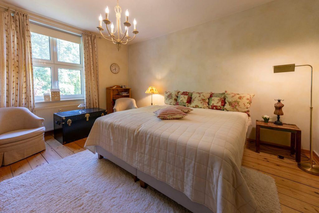 Waldblick Ferienwohnung Schlafzimmer