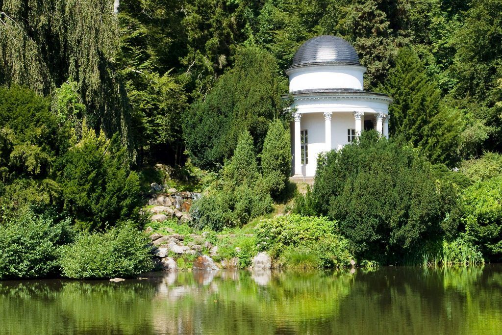 Bergpark mit See in Kassel